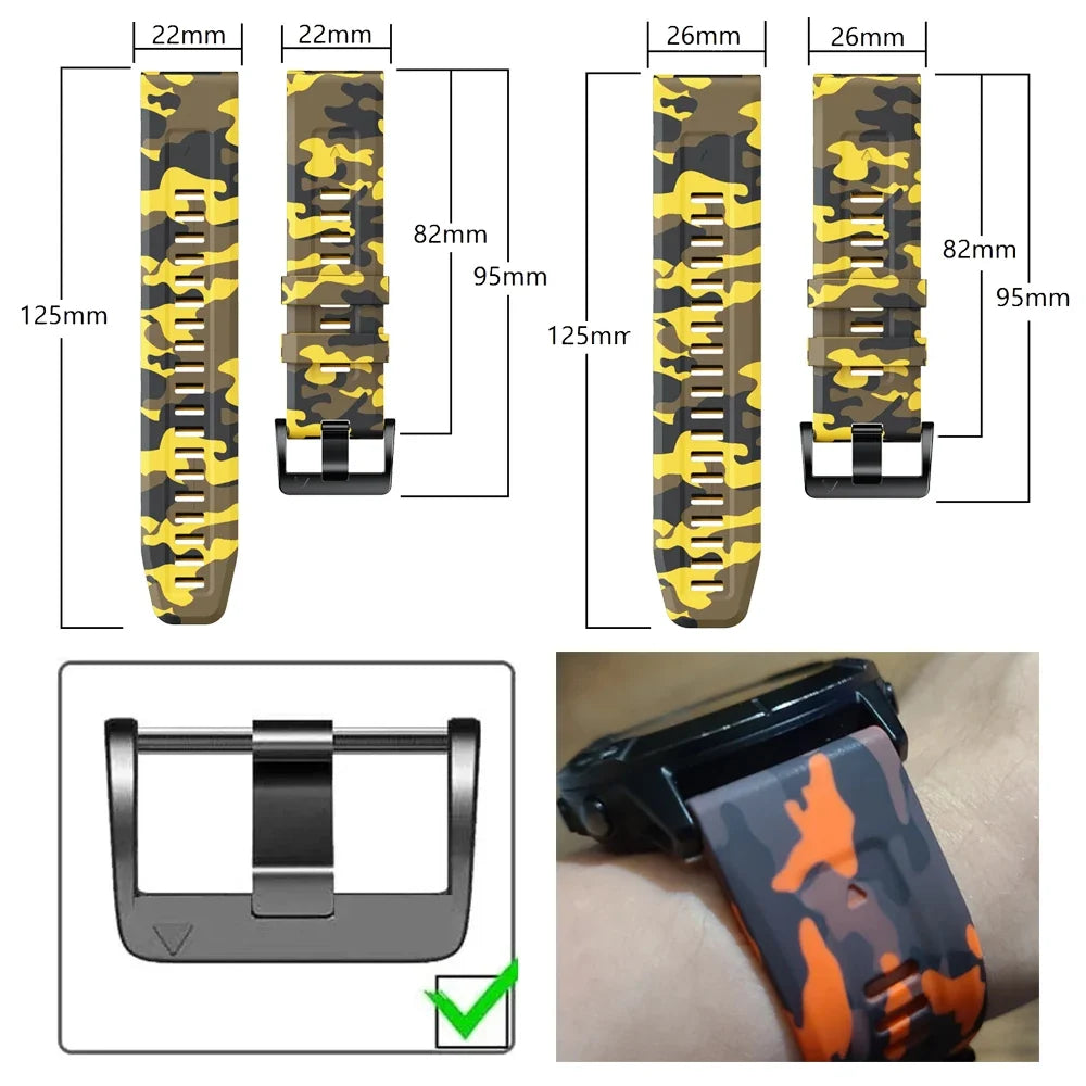 Garmin Silicone QuickFit Smartwatch Band