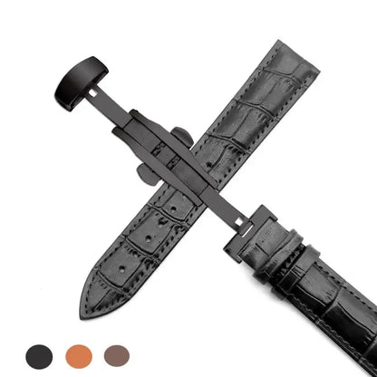 Samsung Galaxy Watch Leather Strap - Premium Classic Design