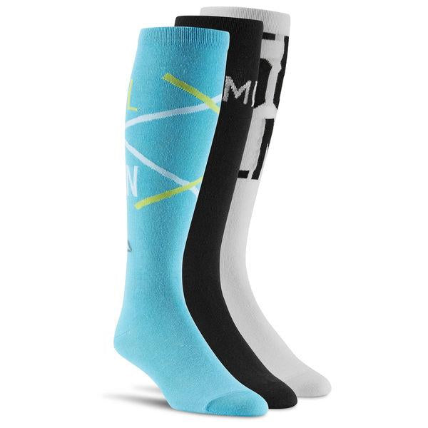 Reebok Les Mills 3 Pack Compression Socks