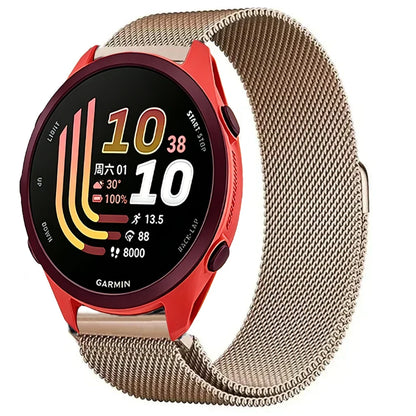 Garmin Milanese Smartwatch Band - Magnetic Metal Strap