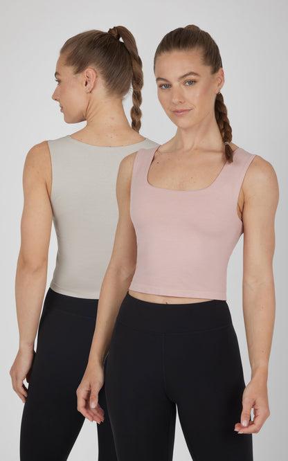 2 PK Seamless Meet and Greet Tank -Our Cafe Story