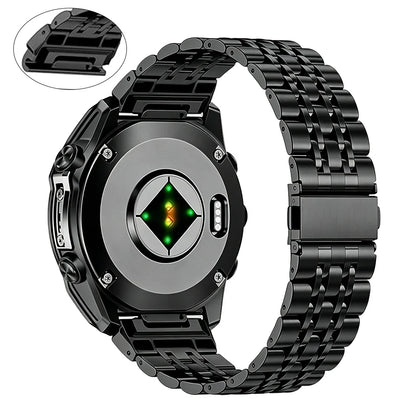 Garmin Stainless Steel Smartwatch Band - QuickFit Strap