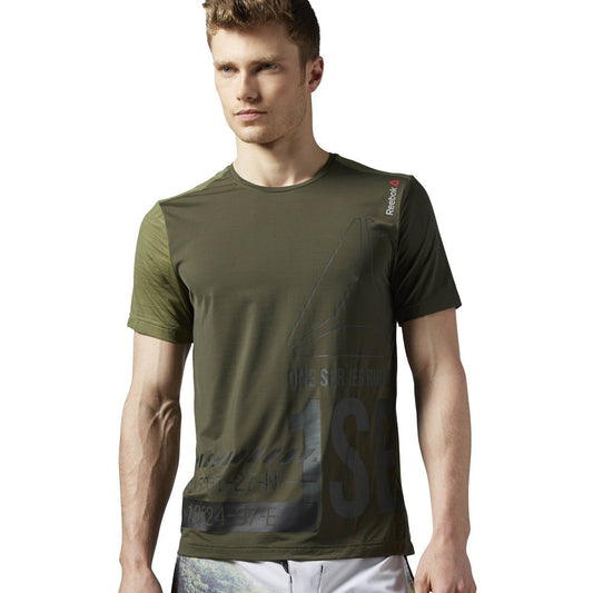 Reebok Men's One Series Running Shortsleeve Activchill Tee