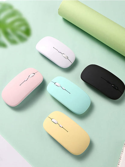 Kawaii Pastel Yellow Wireless iPad Keyboard & Mouse-