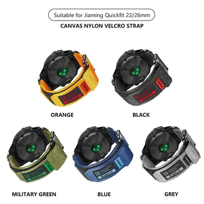 Garmin Nylon Loop Strap - Breathable Tactical Sports Band