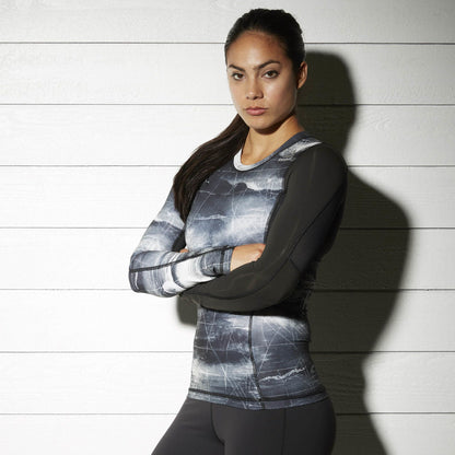 Reebok Women's Combat Longsleeve Rashguard