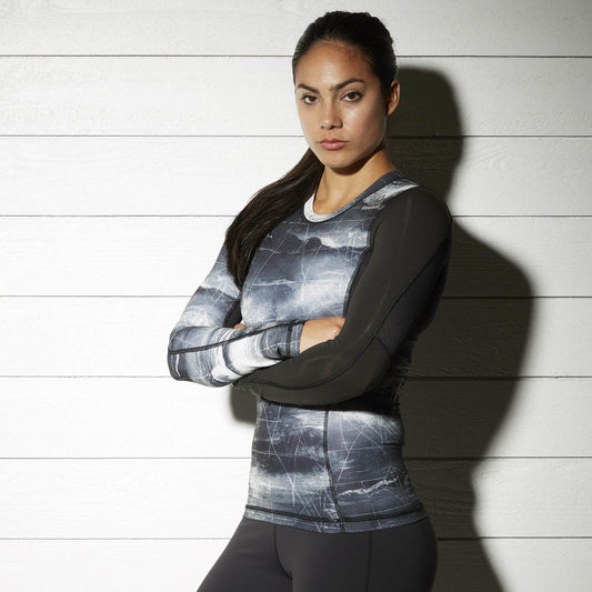 Reebok Women's Combat Longsleeve Rashguard