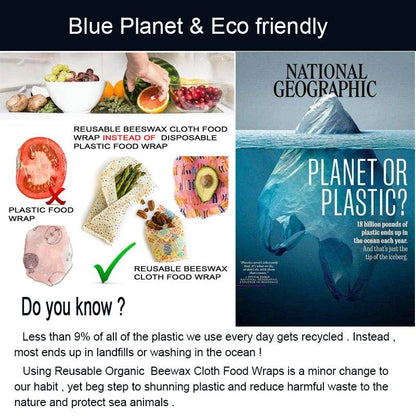 Eco-Friendly Reusable Food Wraps