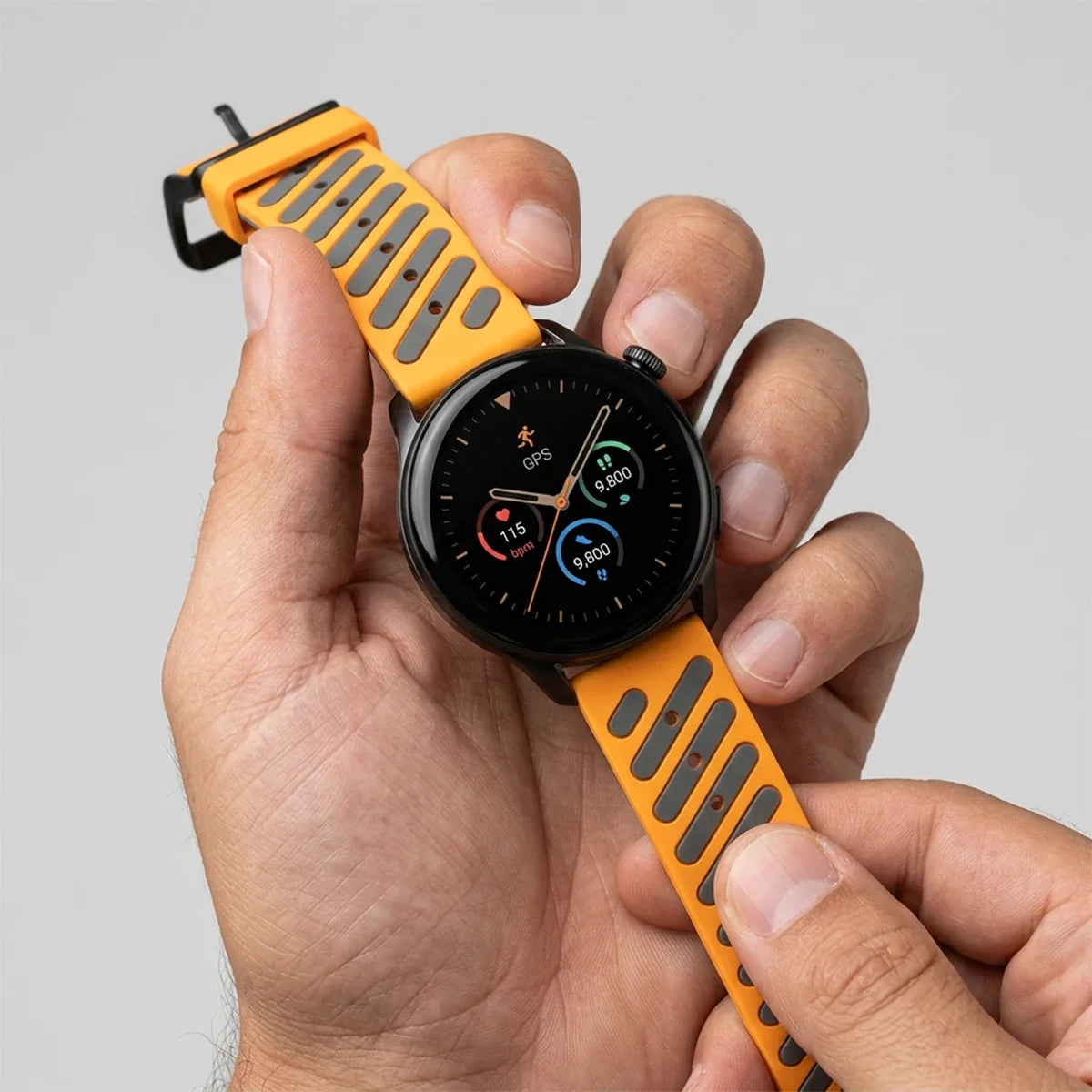 Garmin Silicone Watch Band - Two-Tone Quick Release Strap