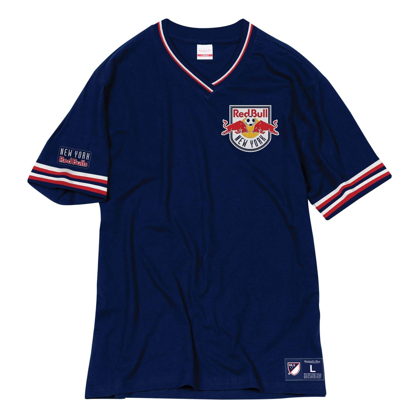 Men's Mitchell & Ness Mls Overtime Win Vintage Tee New York Red Bulls