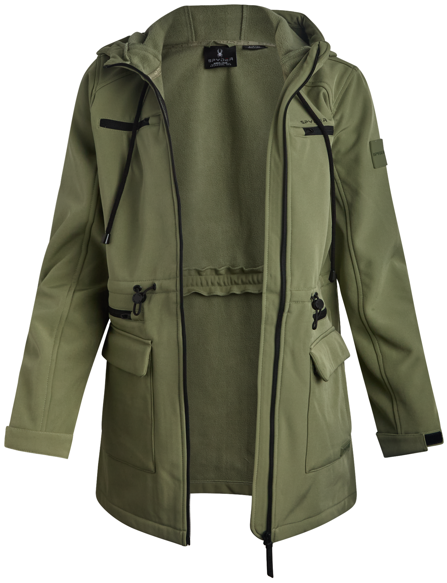 Spyder Womens Long Softshell Jacket - Sage