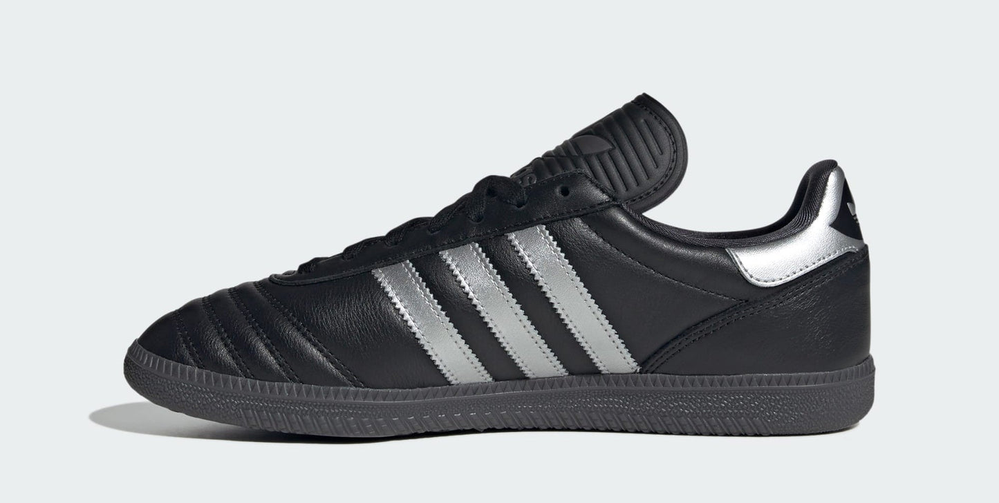 [HQ9241] Men's adidas Samba JP 'Black Silver Metallic'