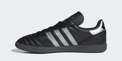 [HQ9241] Men's adidas Samba JP 'Black Silver Metallic'