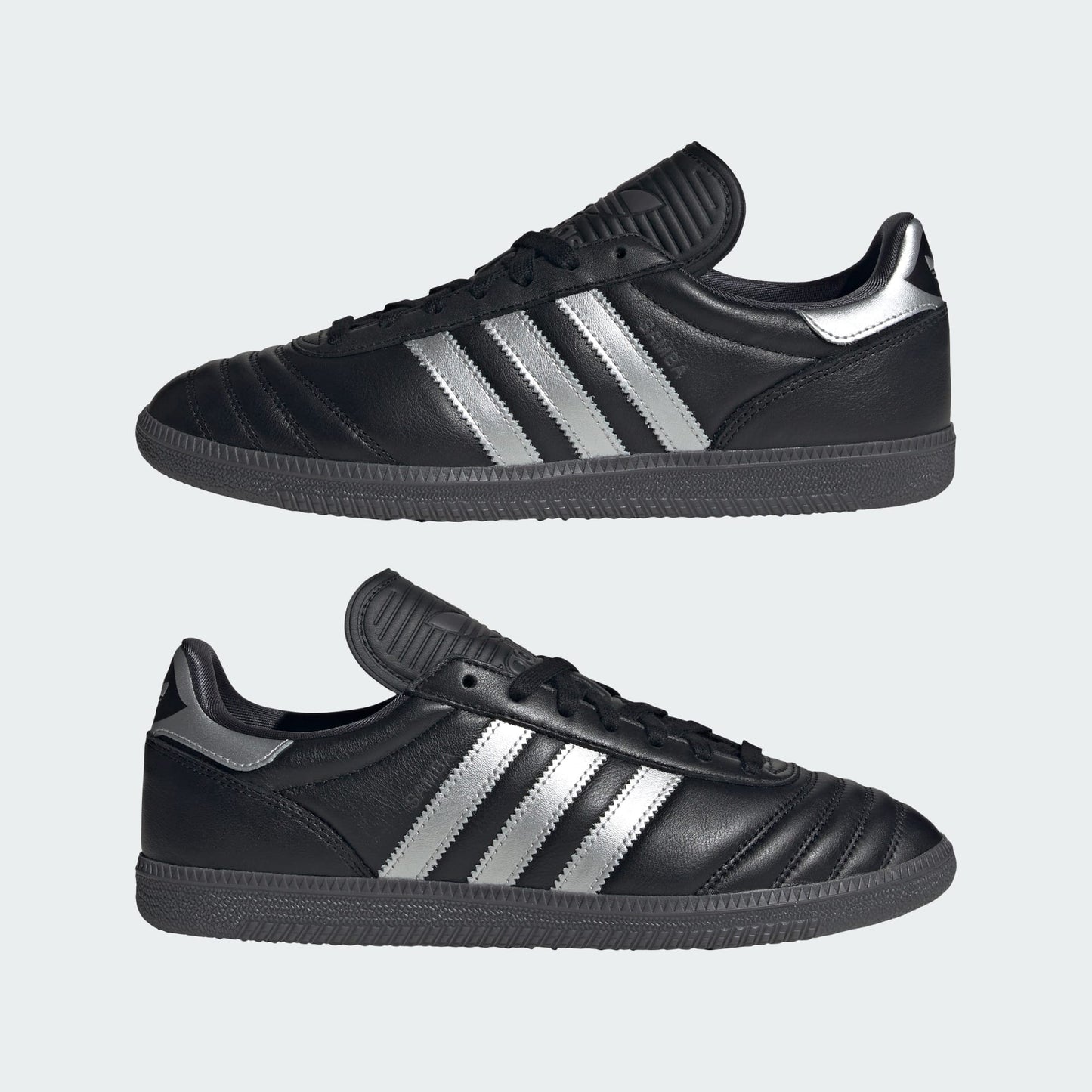 [HQ9241] Men's adidas Samba JP 'Black Silver Metallic'