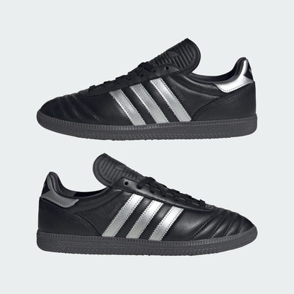 [HQ9241] Men's adidas Samba JP 'Black Silver Metallic'
