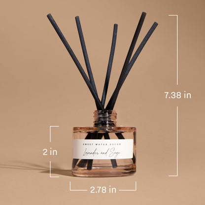 Christmas Tinted Glass Jar Reed Diffuser