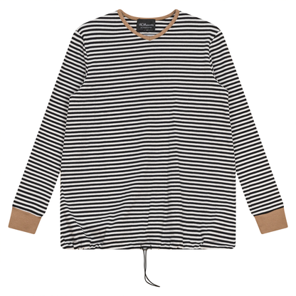 Maternity Striped V Neck Top