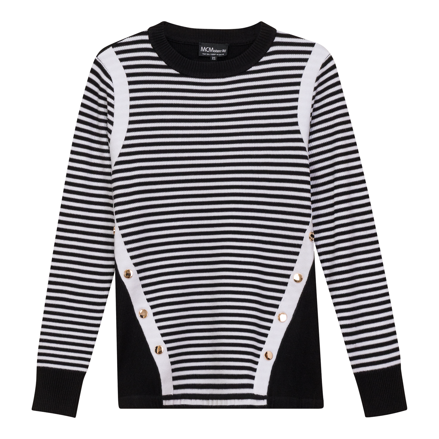 Maternity Stripped Sweater