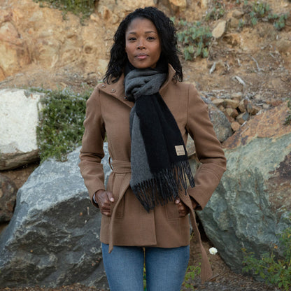Purposeful Scarf | Black + Granite