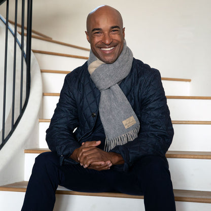 Purposeful Scarf | Oatmeal + Steel