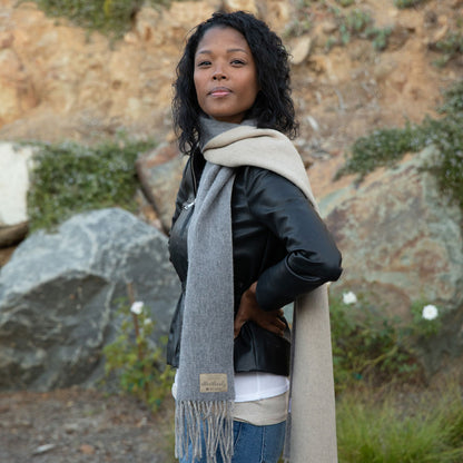Purposeful Scarf | Oatmeal + Steel