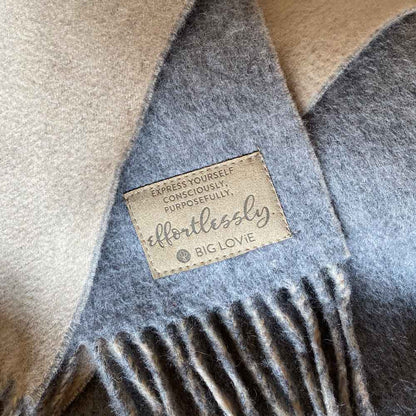 Purposeful Scarf | Oatmeal + Steel