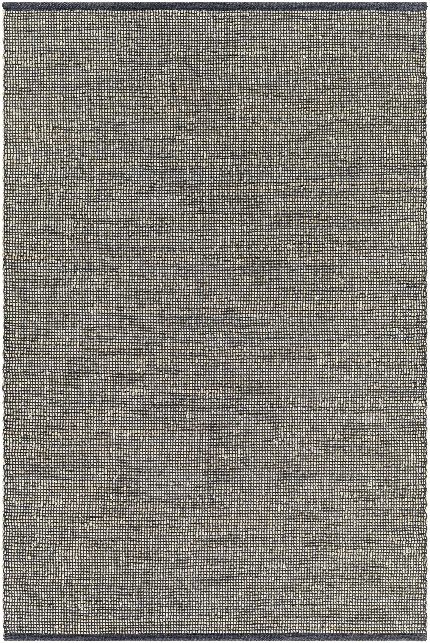 Byrne Black Jute Rug - Clearance