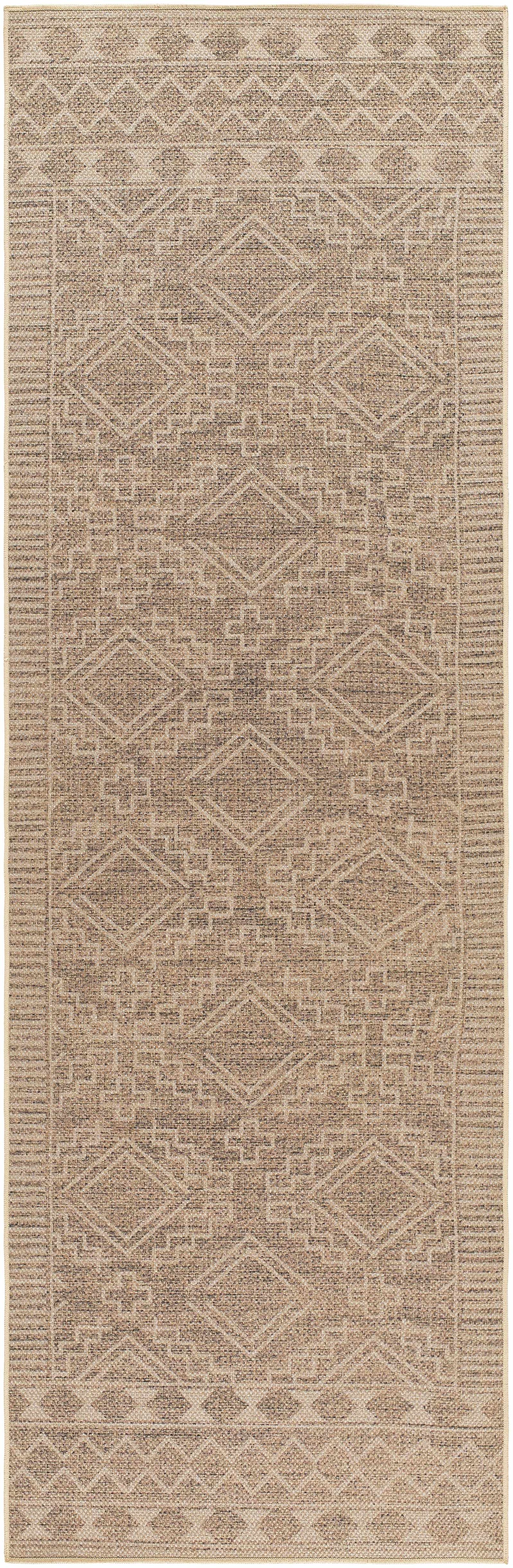 Halle Beige Washable Area Rug - Clearance