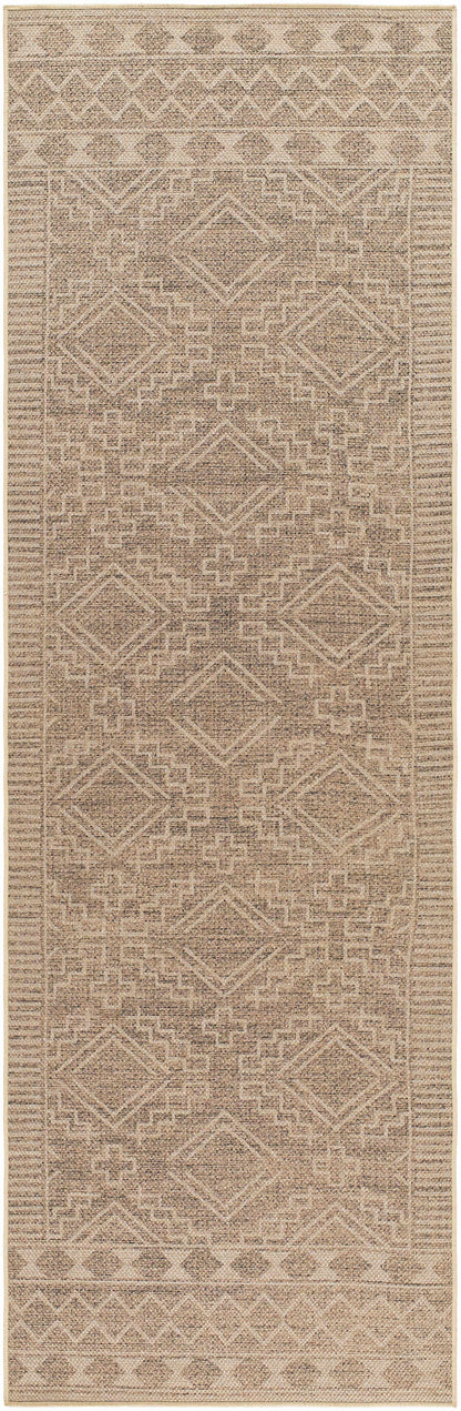Halle Beige Washable Area Rug - Clearance