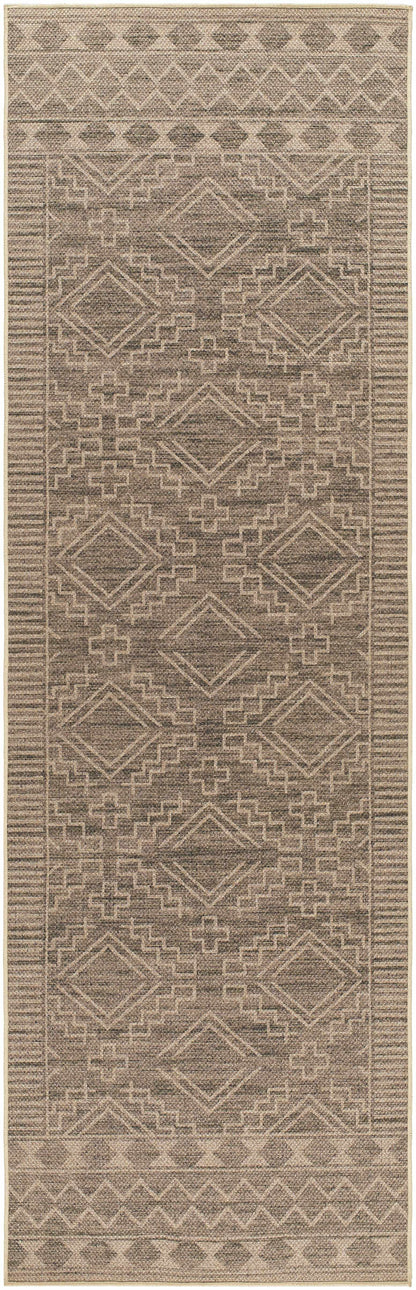 Halle Tan Washable Area Rug - Clearance