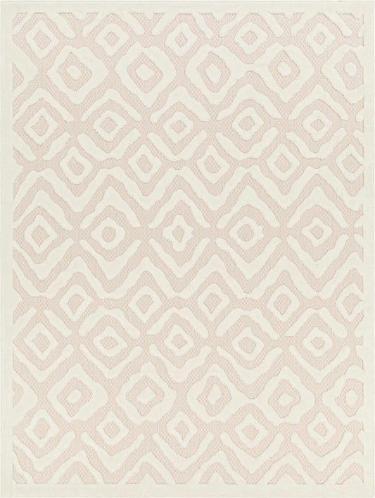 Burl Cream Outdoor Rug - Clearance