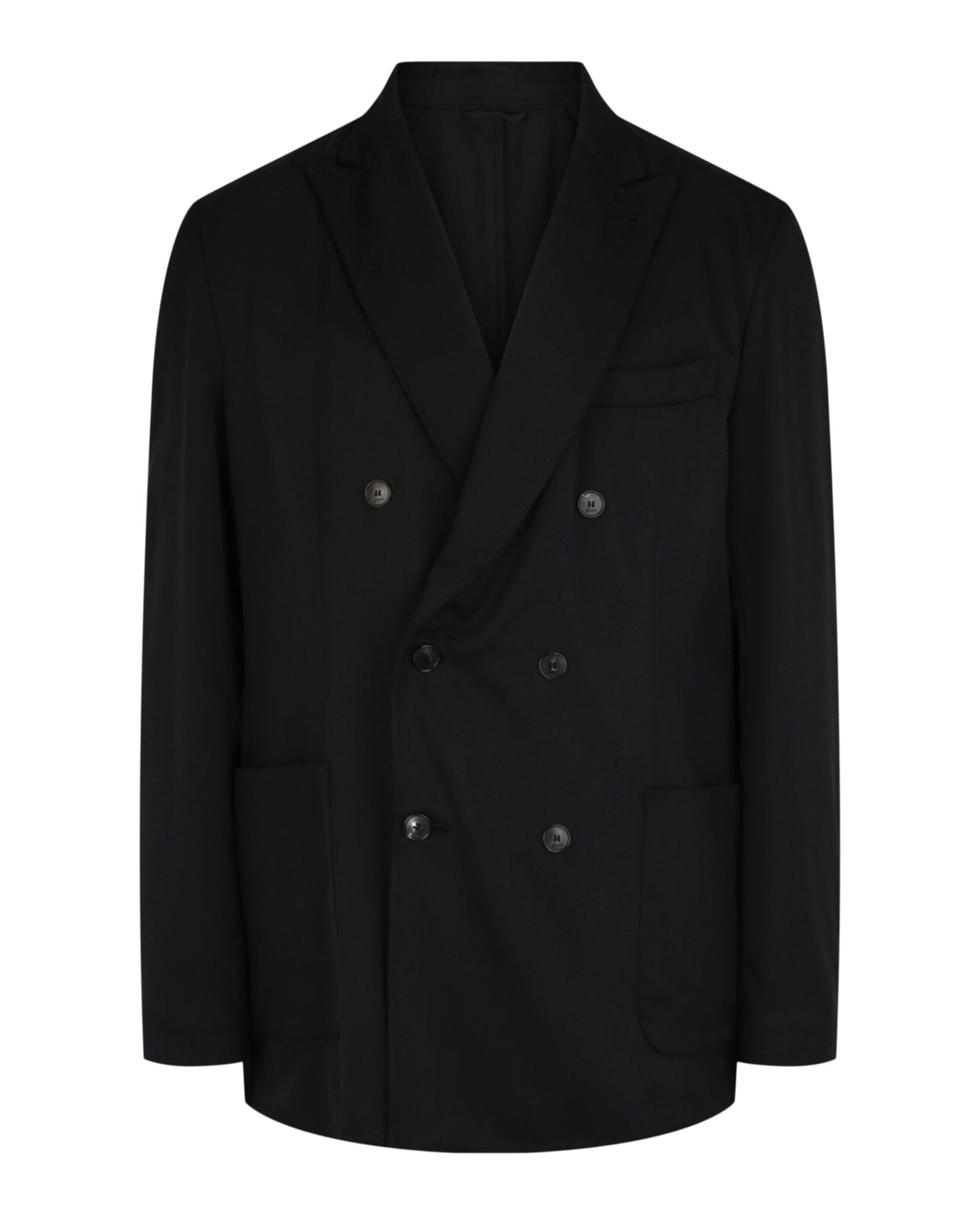 Brioni Deconstructed Double-Breasted Blazer