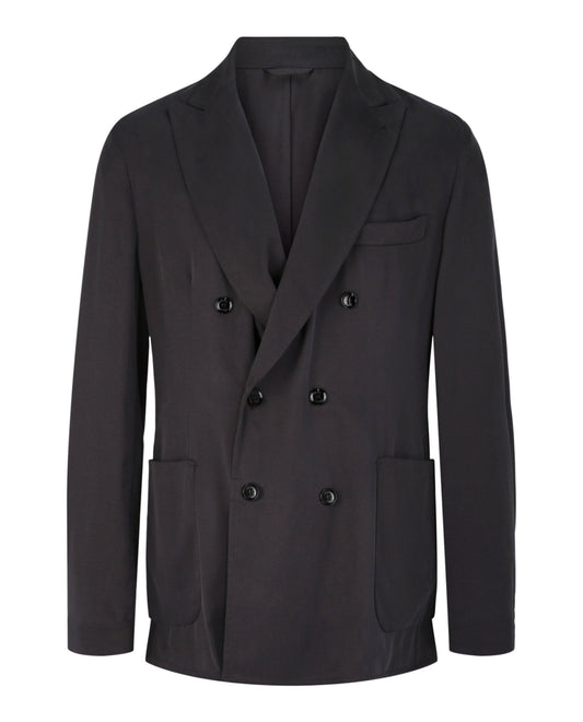 Brioni Deconstructed Double-Breasted Blazer
