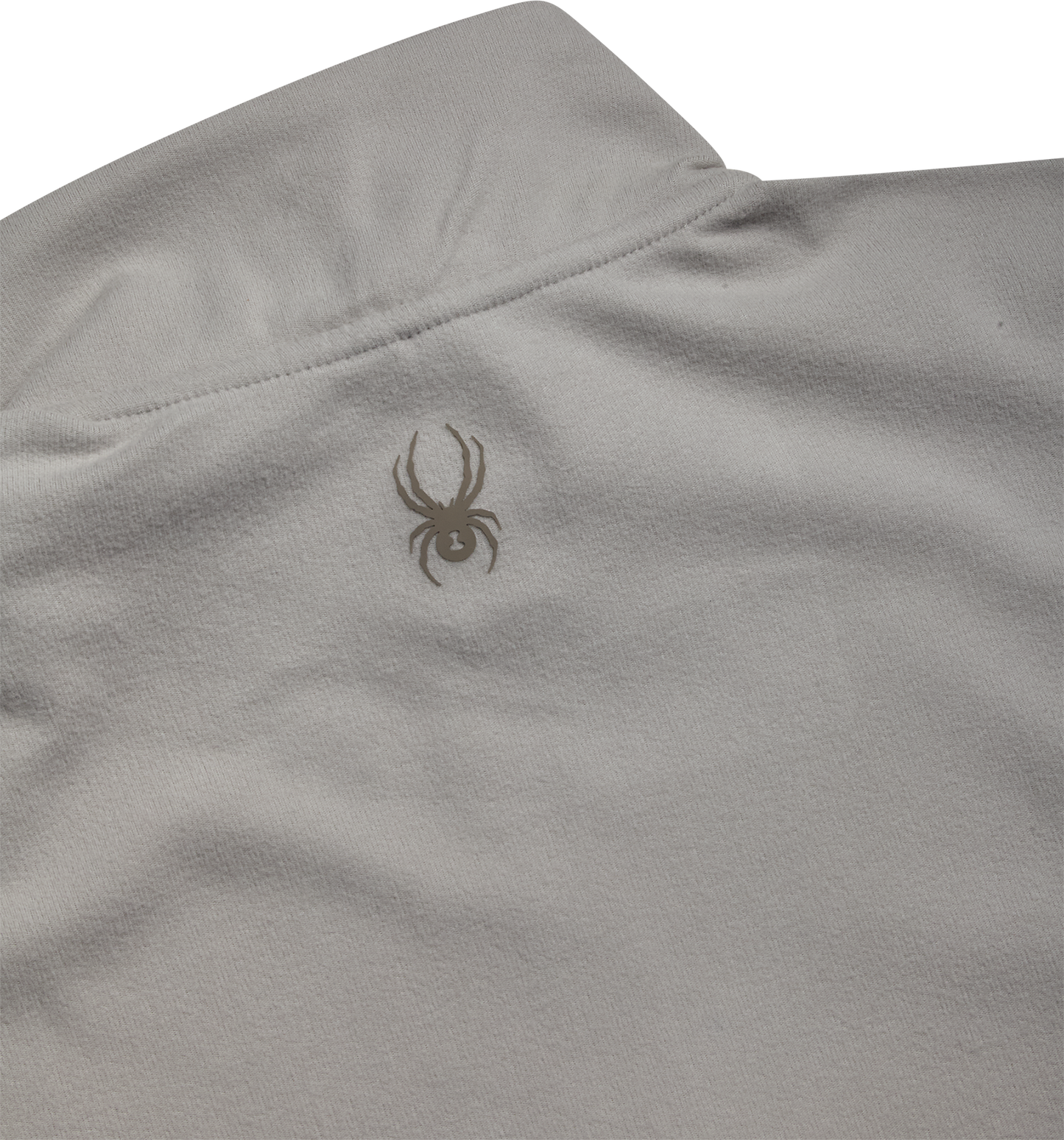 Spyder Men's Brushed Vertical Stripe Quarter Zip - Heather Grey