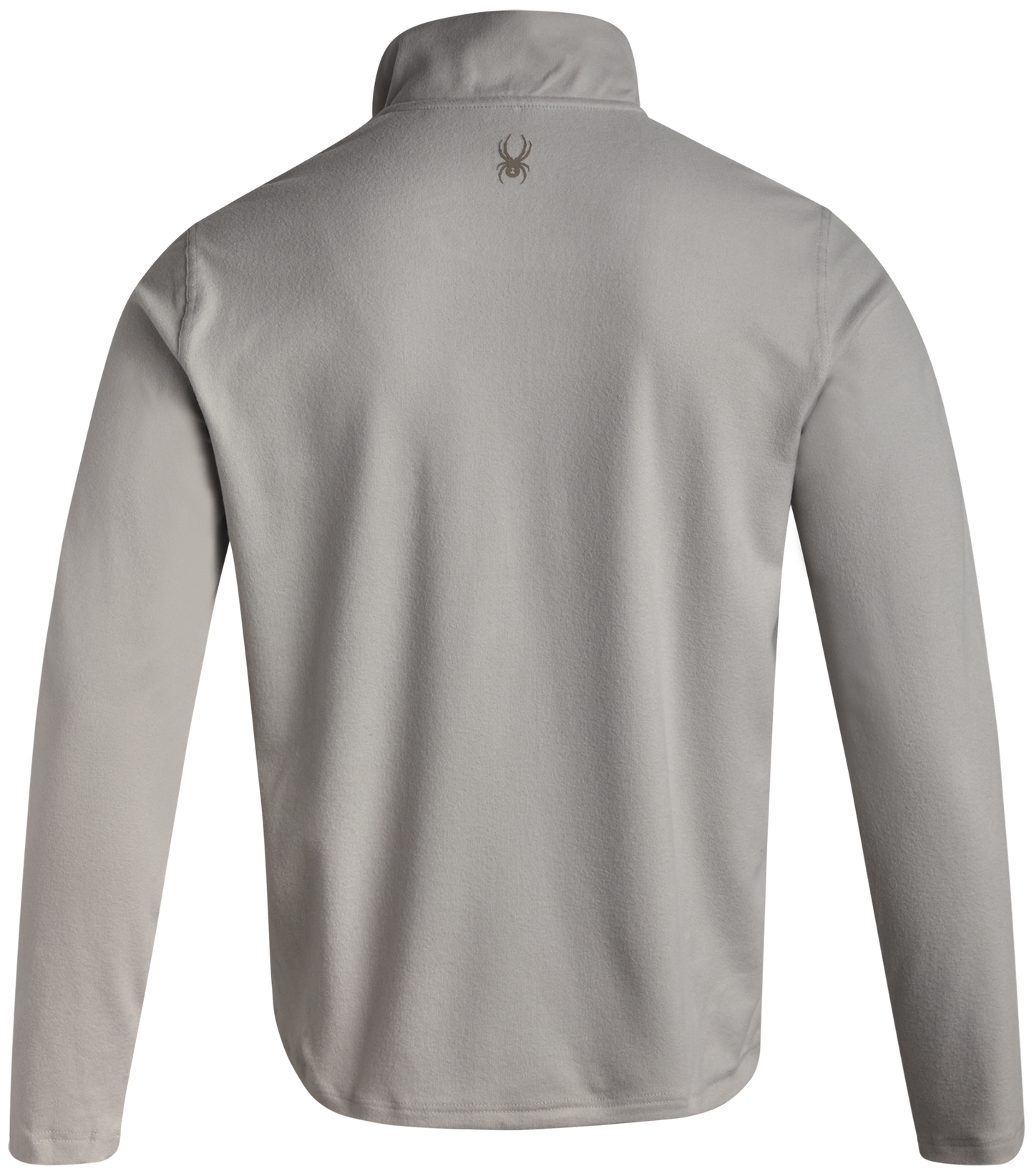 Spyder Men's Brushed Vertical Stripe Quarter Zip - Heather Grey