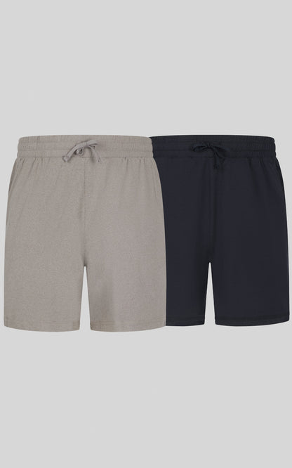 Boys 2 PK Heathered Short and Lux Short