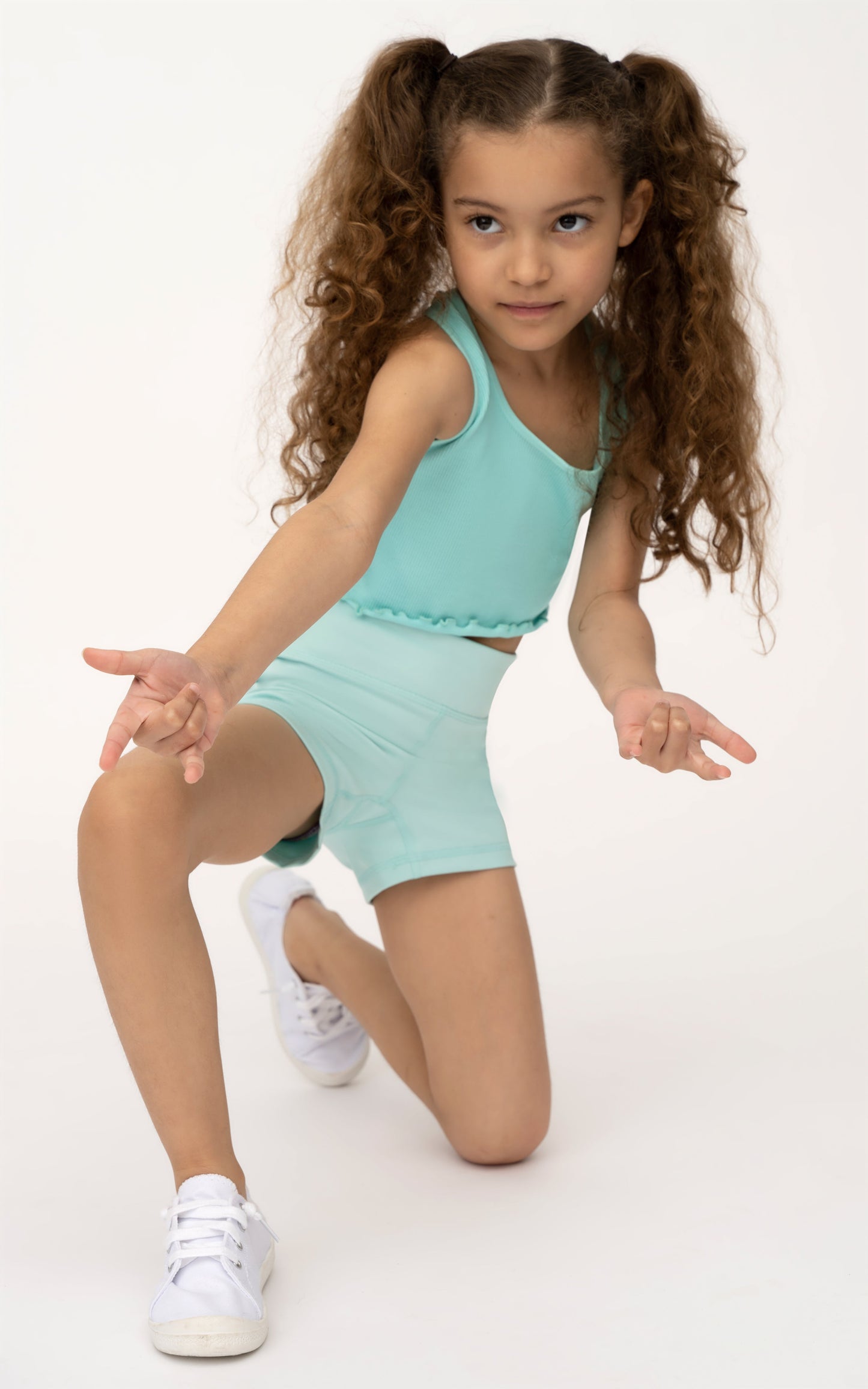 Girls 2 PK 3" Biker Shorts