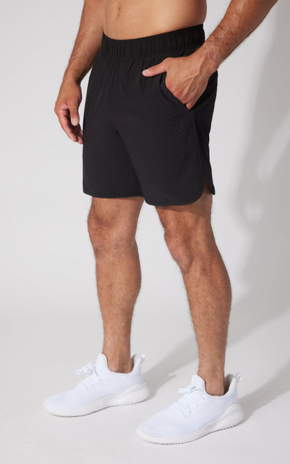 Mens Woven Compass 7" Short
