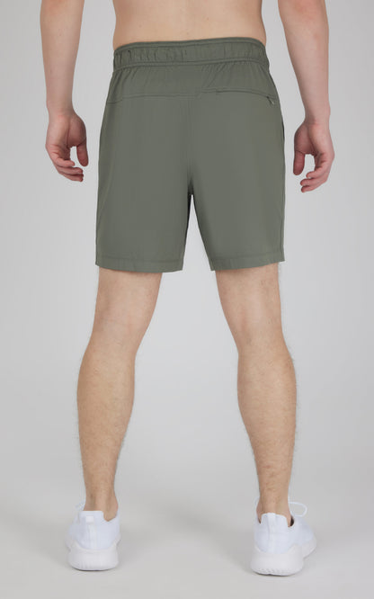 Mens Knit Stretch Pique Power 7" Shorts