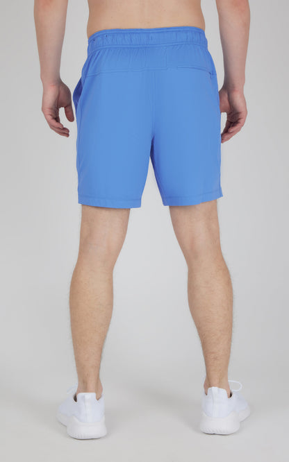 Mens Knit Stretch Pique Power 7" Shorts