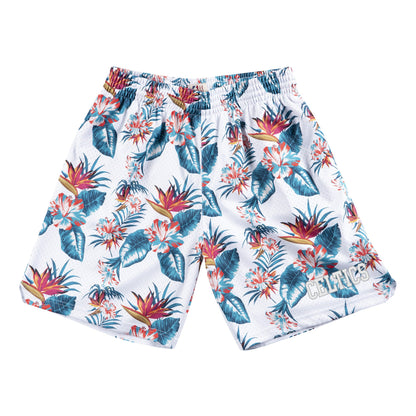 Mitchell & Ness Men's NBA Floral Mesh Short Boston Celtics