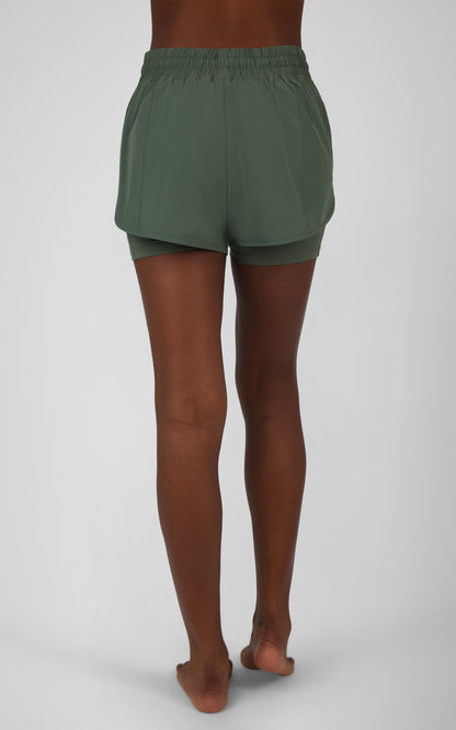 Lightstreme 2-in-1 Running Shorts with Drawstring