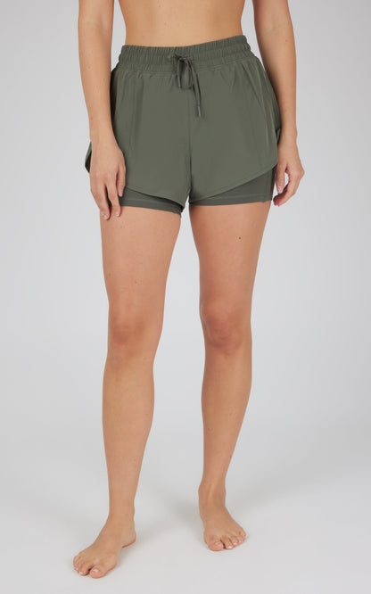Lightstreme 2-in-1 Running Shorts with Drawstring