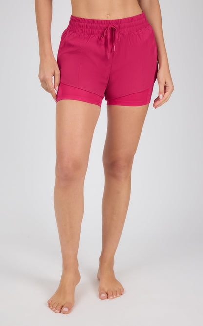 Lightstreme 2-in-1 Running Shorts with Drawstring