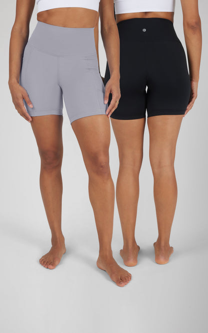2 PK Wonderlink 7" Side Pocket Short and Everyday Classic Short