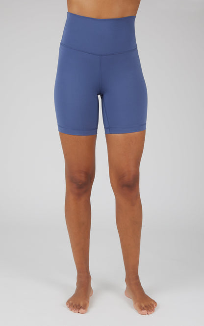 2 PK Lux Super Hi Rise 7" Classic Biker Short