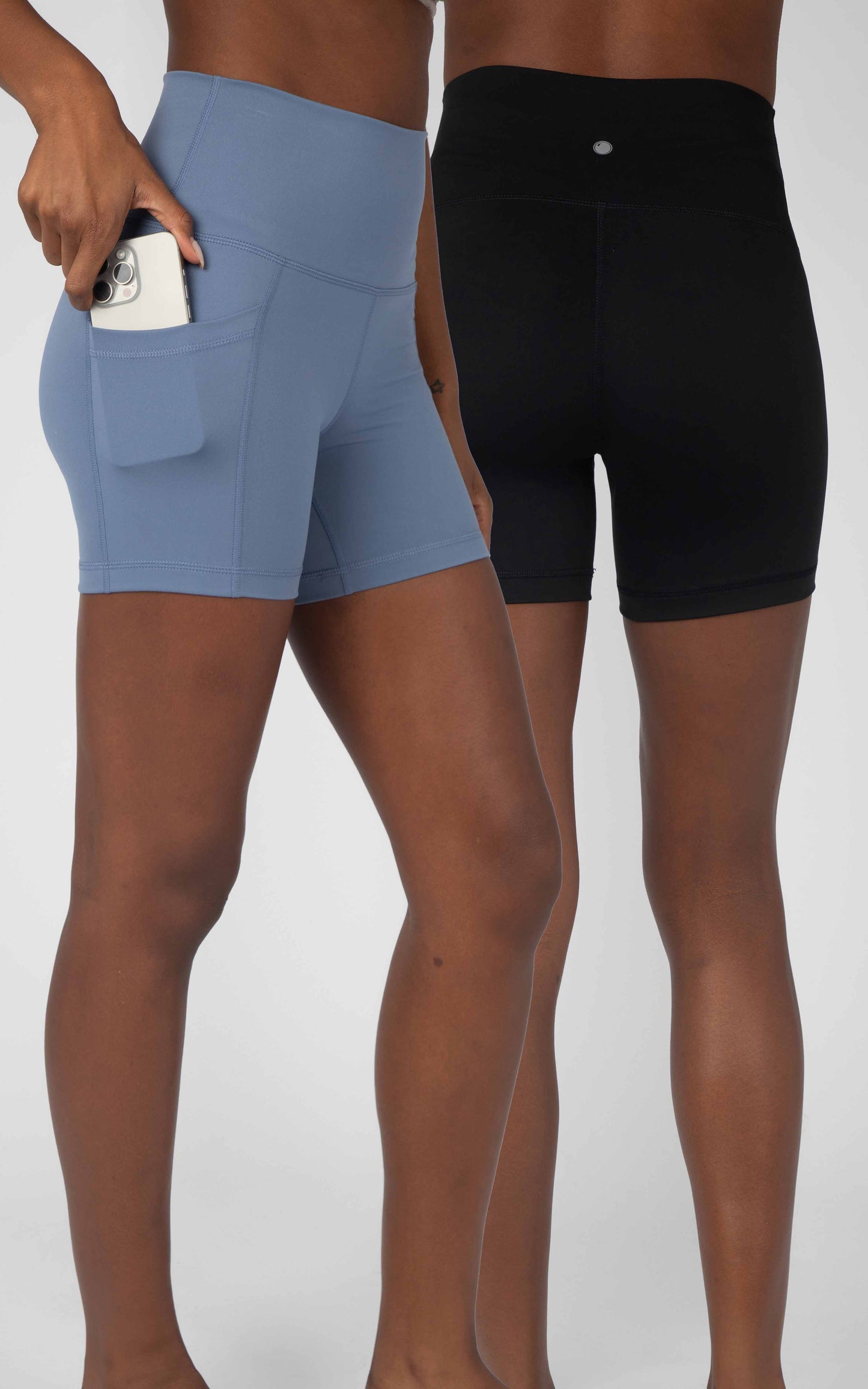 2 PK Lux 5" One Classic and One Pocketed  Shorts