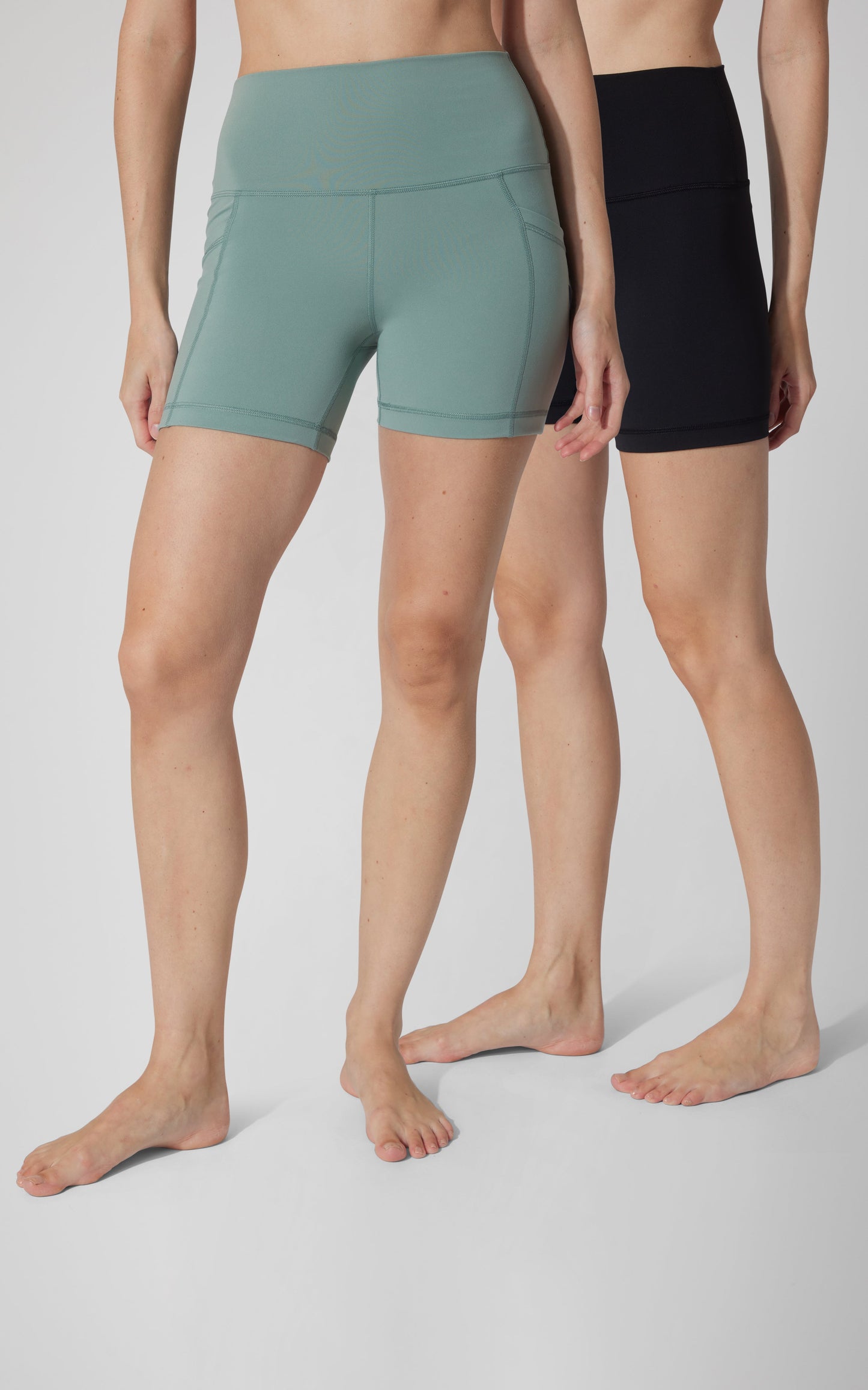 2 PK Lux 5" One Classic and One Pocketed  Shorts