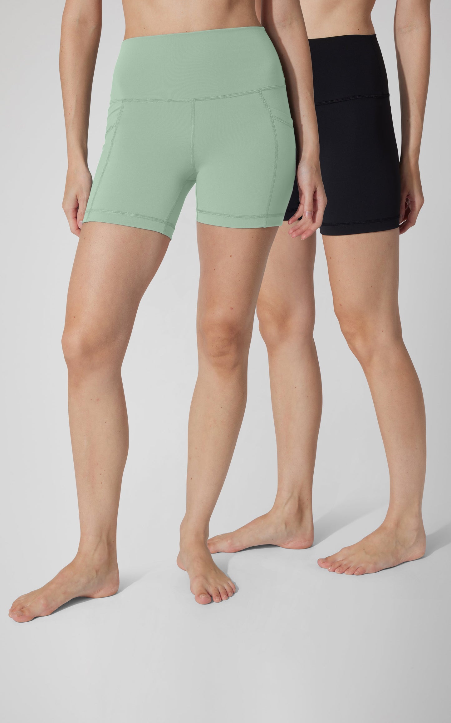 2 PK Lux 5" One Classic and One Pocketed  Shorts