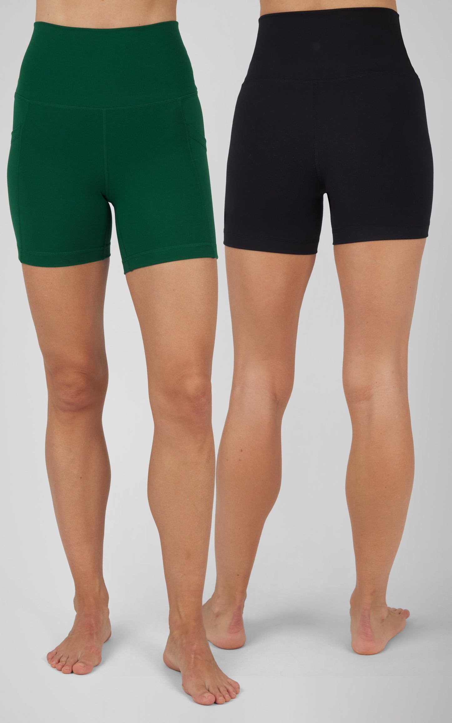 2 PK Lux 5" One Classic and One Pocketed  Shorts